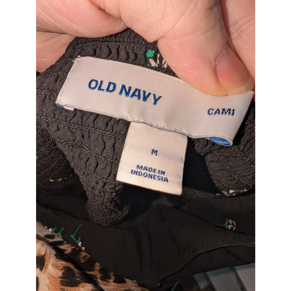 Old Navy Black Floral Cami Mini Dress M, womens - Picture 2 of 6